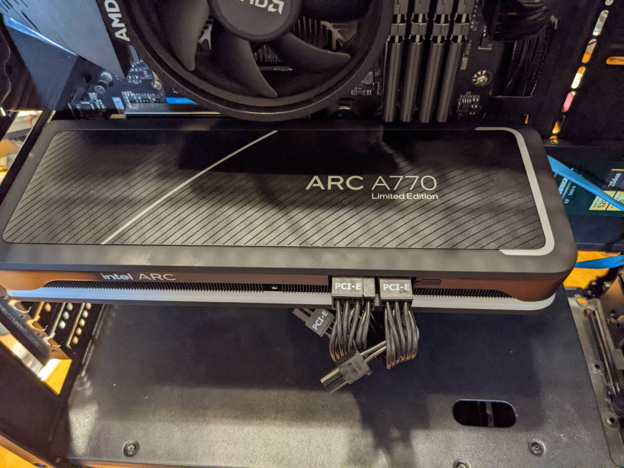 a770 card installed