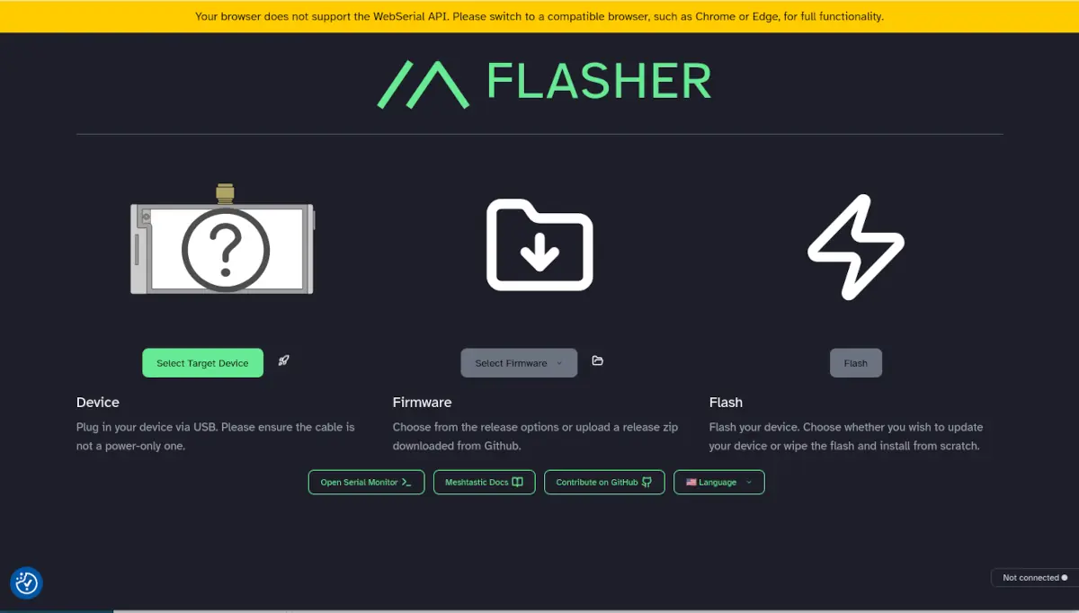 Meshtastic Firmware Flasher