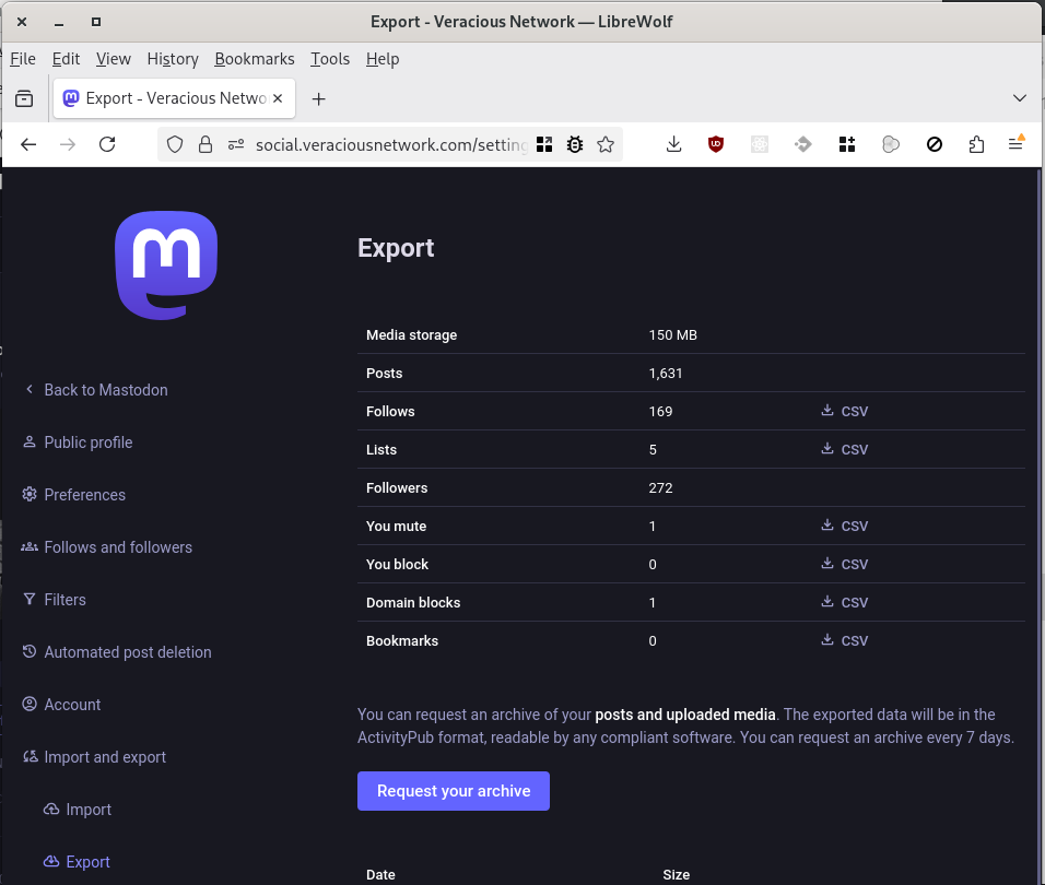 Mastodon Migrate Follow Lists