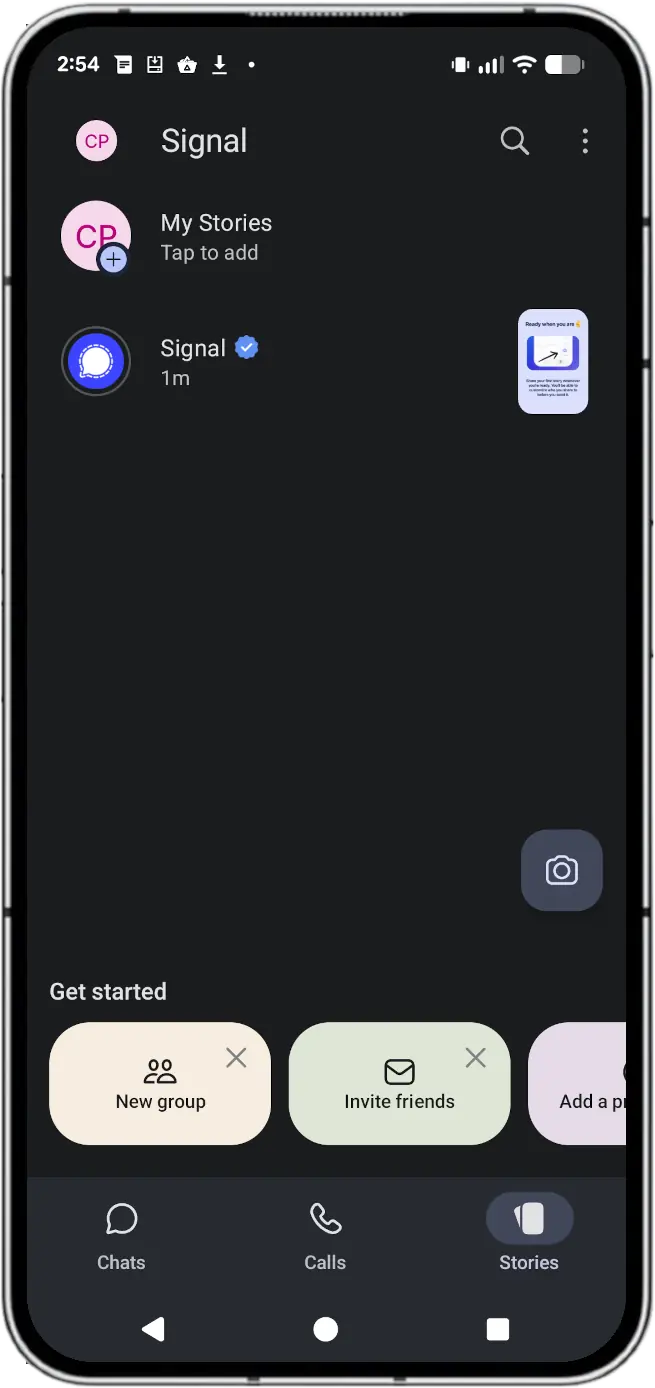 Signal Screenshot